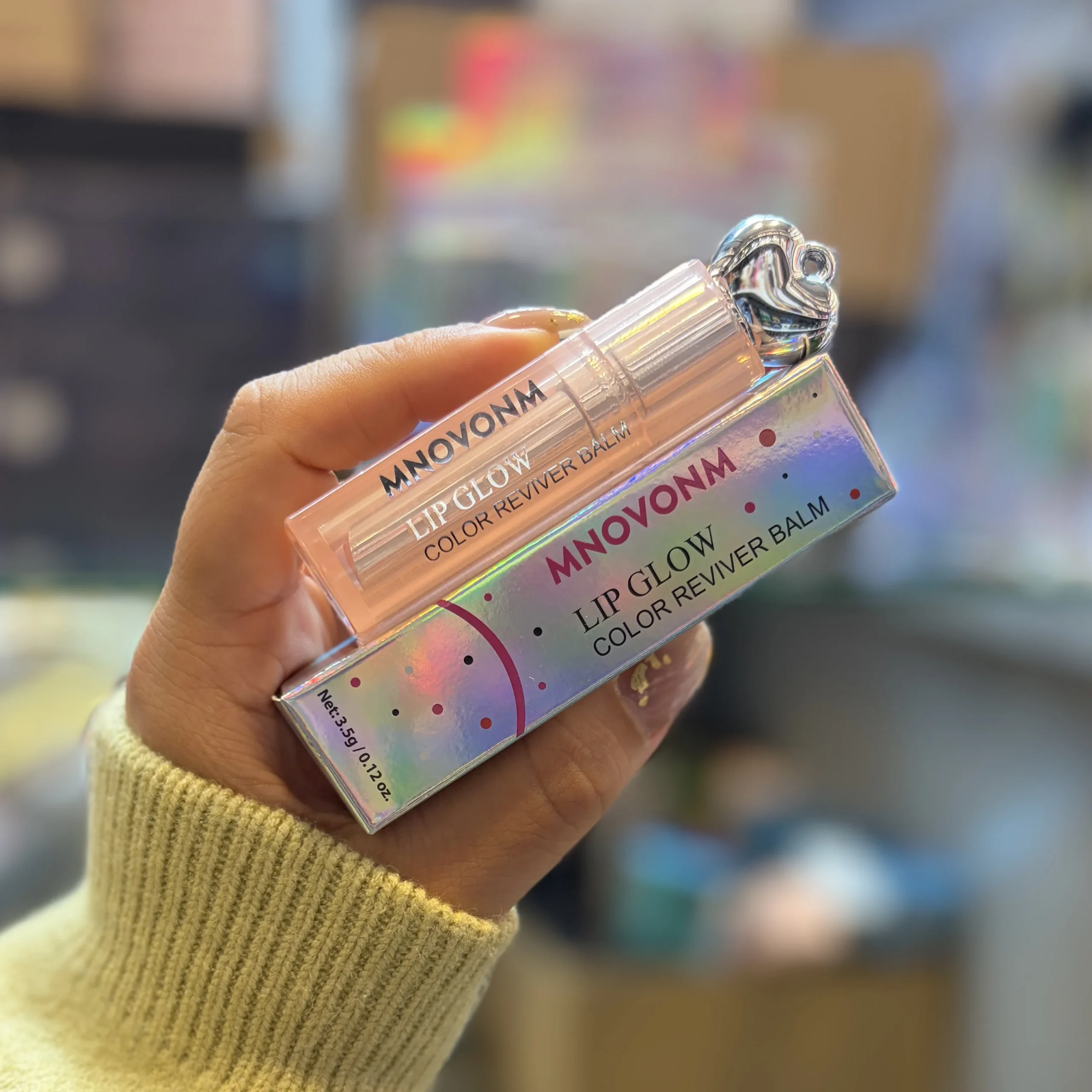 برق لب طرح دیور MNOVONM مدل Lip Glow