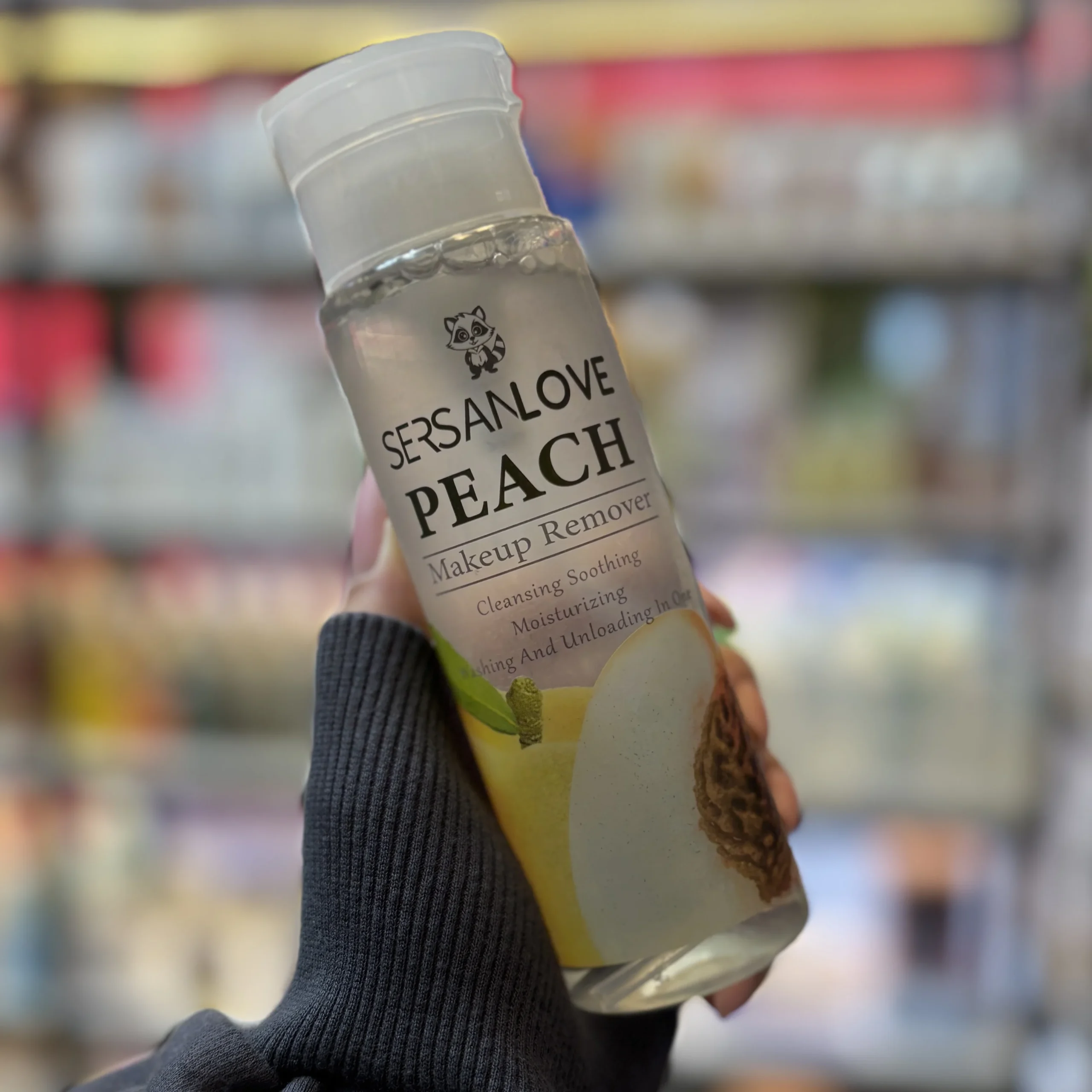 پاک کننده آرایش سرسان لاو مدل Peach Makeup Remover